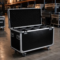 Valise de transport en aluminium durable de grande taille, fabriquée sur mesure par un fabricant chinois, avec roulettes