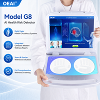 Analyseur de santé intelligent AI QRMA avec logiciel localisé et utilisation multi-boutiques pour le suivi des clients