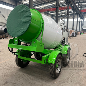 Mini Betoniere su Carrello 1,5m3, Betoniera a Benzina per Edilizia, Rimorchio Betoniera Mini da 2 Iarde, Prezzo - Product Image 2