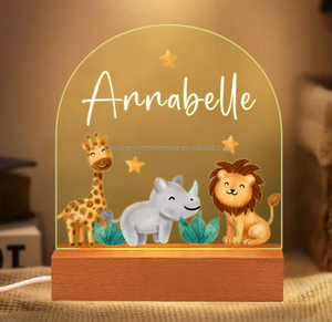 Luci da tavolo con luce notturna in acrilico 3D luci decorative per bacheca regalo per bambini <span class=keywords><strong>Luz</strong></span> Nocturna Del Tablero De Mensajes - Product Image 3