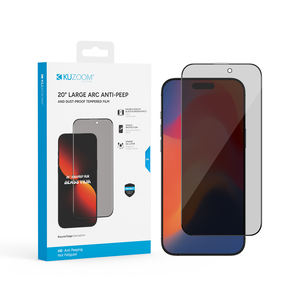 KUZOOM Customized Angle 20 Anti-spy 9H Hardness Ultra-thin 0.4mm Tempered Glass Anti-water Oilproof 3D Large <strong>Screen</strong> <strong>Protector</strong> - Product Image 1