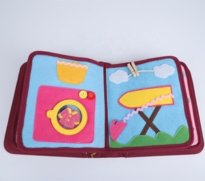 Livre éducatif pour nouveau-né, livre pliable en tissu, doux, idéal pour le transport précoce - Product Image 5