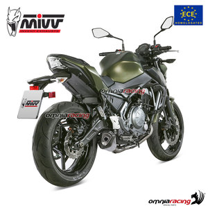 Système d'échappement complet haute performance pour moto en acier inoxydable MIVV Race homologué pour Z650 2017 - Product Image 2