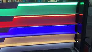 แถบไฟอัจฉริยะ15W <span class=keywords><strong>220V</strong></span> เทปริบบิ้นความหนาแน่นสูงในร่มพร้อม<span class=keywords><strong>ไฟ</strong></span> <span class=keywords><strong>LED</strong></span> สีขาวอบอุ่นให้คะแนน IP66 - Product Image 2