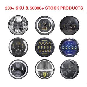 Faro rotondo a LED Angel Eye DRL indicatore di direzione fari da 7 "pollici per Jeep Dahua / OEM / ODM Print Logo/servizi OEM IP68 - Product Image 6