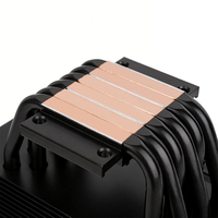 Nouveau refroidisseur de processeur ARGB PWM 5V3pin avec 6 caloducs, installation facile, économique pour les ordinateurs de jeu INTEL avec LGA1200/LGA115X