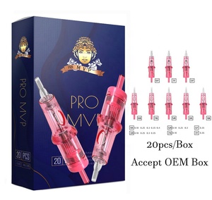100% sterilizzato usa <span class=keywords><strong>e</strong></span> getta tatuaggio <span class=keywords><strong>cartucce</strong></span> <span class=keywords><strong>e</strong></span> universale PMU aghi fabbrica all'ingrosso OEM per il trucco permanente - Product Image 1