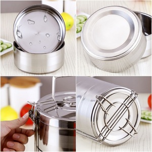 Boîte à <span class=keywords><strong>lunch</strong></span> en acier inoxydable 410 à 3 niveaux, porte-repas multicouche et <span class=keywords><strong>thermos</strong></span> pour la rentrée scolaire - Product Image 6