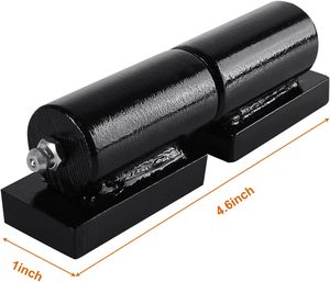Charnières de baril robustes soudure en métal sur plaque roulement à billes pour porte de remorque ou rampe 5 ", 7" mamelon de graisse - Product Image 2