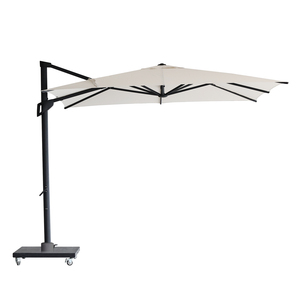 SHADERAY Hôtel Luxe Moderne Extérieur Commercial Grand <span class=keywords><strong>Parasol</strong></span> Carré Noir 3x3m <span class=keywords><strong>Protection</strong></span> UV pour Parc & Gym - Product Image 1