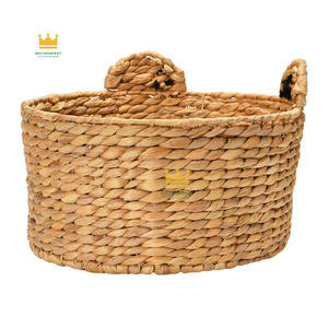 Handmade Rattan Wicker Kids <b>Storage</b> Basket for Kid Bedroom Toy Organizer Single Tier Toy & <b>Clothes</b> <b>Storage</b> - Product Image 2