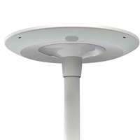 Lampe solaire LED tout-en-un en aluminium moulé sous pression 2026 pour éclairage de jardin, allée, pelouse, trottoir et poteau