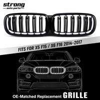 Calandre avant LED étanche IP67 pour BMW X5 F15 X6 F16, avec éclairage blanc intégré 6000K, remplacement de jante lumineuse