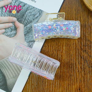 Payetler ve renkli orta boy saç pençe ile kadın quicksand pençe klipleri toptan - Product Image 4