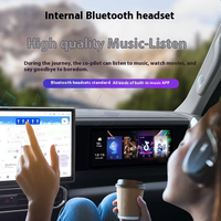 Shanghai T2 Co-Pilot 12.3 "HD Grand Écran Auto Accessoire Jet Voyageur Carplay Divertissement USB Connexion Amplificateur Fonction