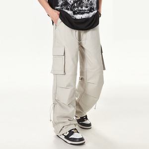 Pantalones Cargo para Hombre, Estilo Hip Hop Urbano, Talla Grande, Fabricación Personalizada OEM, con Múltiples Bolsillos (6 Bolsillos) - Product Image 4