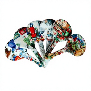 Imán <span class=keywords><strong>de</strong></span> Cerámica con Diseño <span class=keywords><strong>de</strong></span> Pipa, Directo <span class=keywords><strong>de</strong></span> Fábrica - Decoración Magnética para Refrigerador con Impresión Navideña Personalizada - Product Image 1