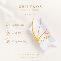Shily&OS Halloween Pince à cheveux griffe de chauve-souris en cristal, nacré, coquillage perlé, pailletée, style requin sombre pour femmes et hommes