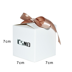 White Sweet Packaging Boxes Small Business Can Print Your Logo <strong>Custom</strong> Fold Packaging Square White Square Fancy Boxes for Parties - Product Image 2