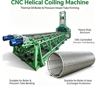 Machine de bobinage hélicoïdal CNC pour chaudière à huile thermique et cuve sous pression
