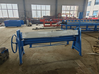 1*2000mm modèle manuel machine à cintrer les tôles d'acier prix de la plieuse