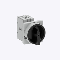 HABOO 3P 800V 25/32/40/63/80/100A interruptor aislador selector de desconexión de candado con Control de potencia de Panel de encendido-apagado
