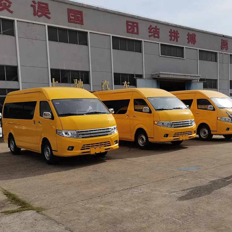 Çin otomatik benzinli 19 kişilik minibüs 18 yolcu mini otobüs satılık