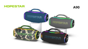 A90 700W IPX5 Waterproof Portable Outdoor <b>Speaker</b> With RGB Light Over 10000mAh Battery for Party & HOPESTAR A90 RGB <b>LED</b> Lighting - Product Image 5