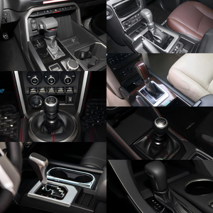 빨간색 악센트 스티치가있는 모든 검정색의 OEM TRD 변속 노브 Toyota 4Runners Tacoma Automatics에 적합 - Product Image 4