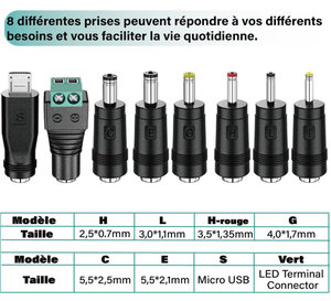 Bộ Chuyển Đổi Ac/Dc Biến Đổi Có Thể Điều Chỉnh 3V 4.5V 5V 6V 7.5V 9V 12V Với Cổng Usb 5V 1a Bộ Nguồn Đa Năng 12W 30W 41W - Product Image 4
