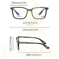 Gafas de Lectura TR90 de Última Moda RB con Protección Anti-Luz Azul, de Marca de Lujo para Hombre y Mujer