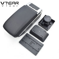 Vtear pour Citroën C4 2008-2011, protection contre la saleté du compartiment central, surface de la console, fonction de rangement, accessoires intérieurs automobiles