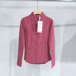 Veste de course décontractée coupe-vent pour femme avec fermeture éclair dorée, ajustée, style Lulu, taille M - Product Image 5