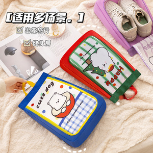 Bolsa de Almacenamiento de Zapatos con Diseño de Dibujos Animados, Portátil, a Prueba de Polvo, de Gran Capacidad, para Viajes de Negocios - Product Image 2