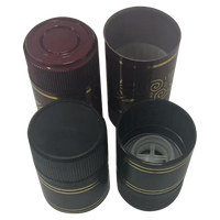 Bouchon de bouteille en plastique de qualité alimentaire Topack Fit, anti-fuite, avec insert en plastique pour bouteilles en verre de liqueur, vodka, gin, whisky