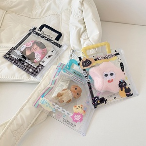 Corea moda estilo diseño personalizado Pvc cremallera bolsa Tranperant caramelo bolsa foto tarjeta caso Kpop Photocard titulares - Product Image 5