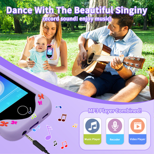 Toddler giáng sinh món quà sinh nhật trẻ em Điện thoại di động đồ chơi với màn hình cảm ứng carton Unicorn trẻ em điện thoại thông minh - Product Image 3