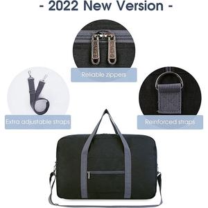 Bolsa de cabina de aerolíneas, plegable, ligera, para deportes, gimnasio, bolsa de viaje, equipaje de mano durante la noche para mujeres y hombres, 40L - Product Image 6