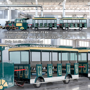 <span class=keywords><strong>Train</strong></span> électrique touristique sans rails de 42 places pour visites urbaines – Vente <span class=keywords><strong>en</strong></span> gros - Product Image 3