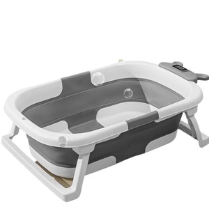 Bañera Plegable Portátil para Bebés, Material PP, Diseño Rectangular, para Recién Nacidos, con Sensor de Temperatura - Product Image 3
