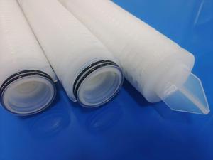 Kimyasal veya su arıtma için 10/20 inç hidrofiliklik/hidrofobisite PES PTFE PP membran kıvrımlı filtre kartuşu - Product Image 3