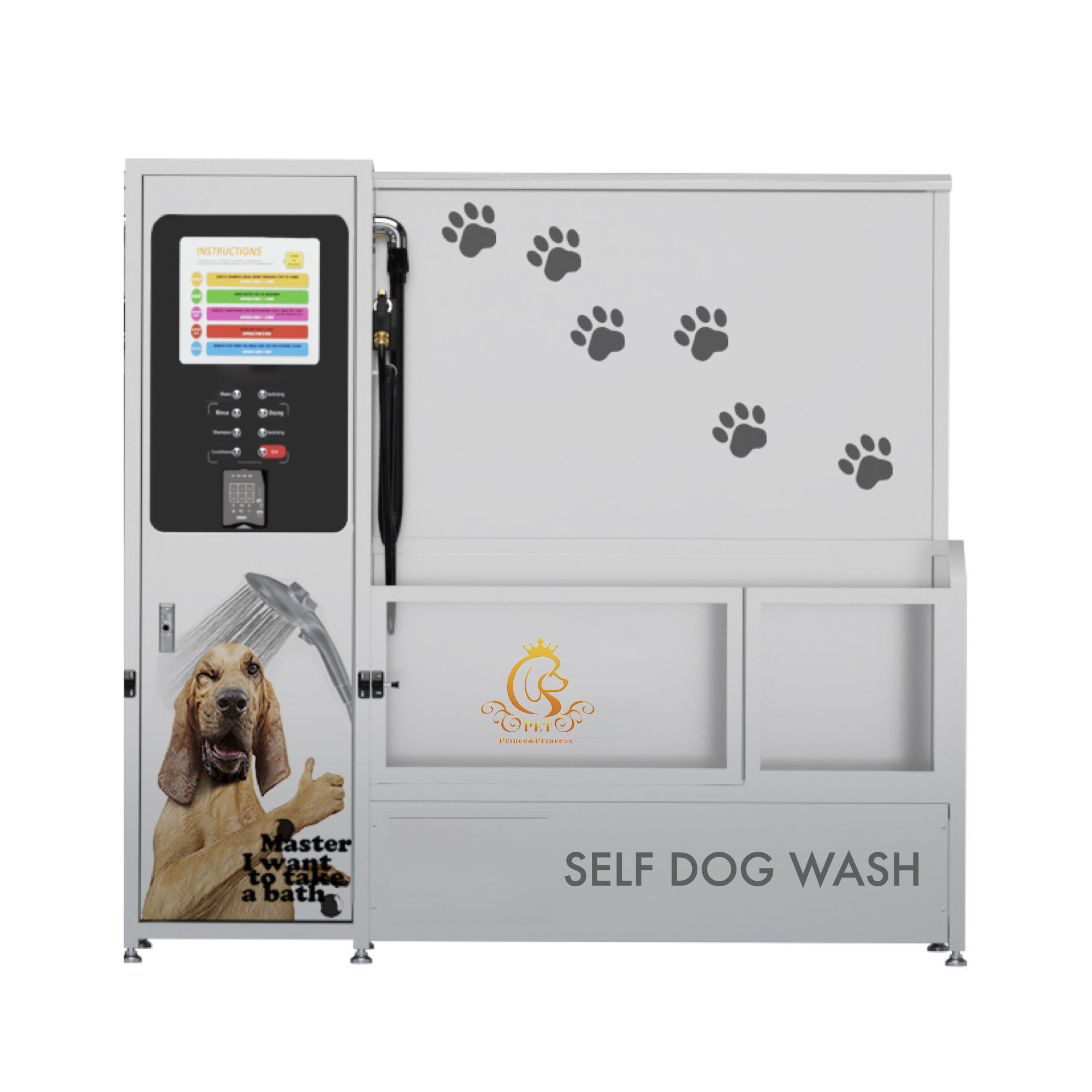 Grooming Salons Outdoor Dog Bathing Station Dog Washing Station