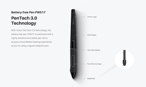 Lápiz Gráfico <span class=keywords><strong>Huion</strong></span> PW517 sin Batería - Product Image 4