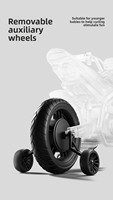 Moto électrique 3 vitesses, batterie 24V, vélo tout-terrain, véhicule avec roues d'apprentissage, télécommande pour enfants, lumière LED, vélo d'équilibre