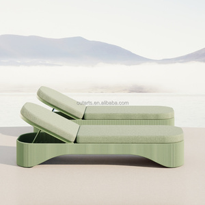Mobilier <span class=keywords><strong>de</strong></span> plage extérieur <span class=keywords><strong>de</strong></span> luxe <span class=keywords><strong>de</strong></span> haute qualité Foshan Kingmake avec coussin épais, lit <span class=keywords><strong>de</strong></span> soleil pour piscine, chaise longue <span class=keywords><strong>de</strong></span> plage - Product Image 4