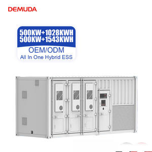 Système de stockage d'énergie solaire hors réseau DEMUDA 500KW LiFePO4, système de stockage d'énergie solaire industriel et commercial en conteneur - Product Image 2