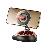 S08 tableau de bord magnétique voiture téléphone support pliable adhésif rotatif téléphone portable Navigation Stable voiture support