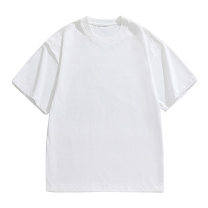 Venta al por mayor a granel de gran tamaño Loose <span class=keywords><strong>Fit</strong></span> 100% algodón Plain Blank Boxy Drop Shoulder de alta calidad de gran tamaño Unisex 300 Gsm camiseta - Product Image 2