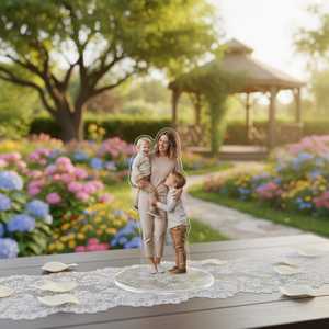 Expositor Giratorio de Acrílico Personalizado con Foto, Diseño OEM/ODM, para San Valentín, Día del Padre, Día de la Madre, Decoración del Hogar - Product Image 3