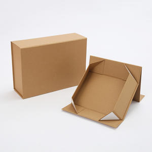Boîtes cadeaux en papier magnétique écologiques, emballage en papier <span class=keywords><strong>origami</strong></span>, boîte cadeau en papier kraft jaune sur mesure de qualité supérieure - Product Image 1